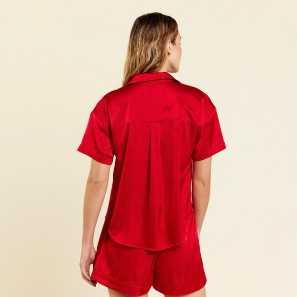 NWOT Nuuds Red Heart Pajama Set Size M - Picture 4 of 10